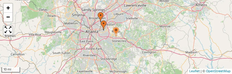 Related schools map