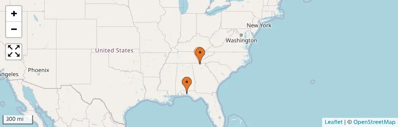 Related schools map