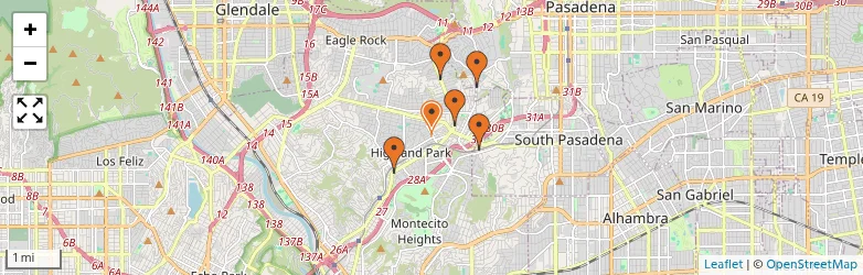 Related schools map