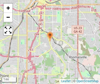 Map of Ron Clark Academy