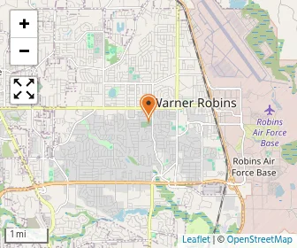 Map of Warner Robins Montessori Academy
