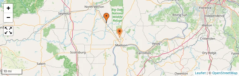 Related schools map