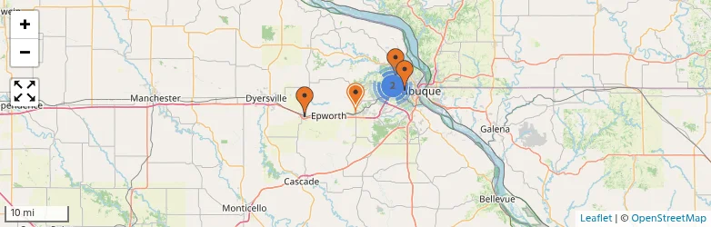 Related schools map