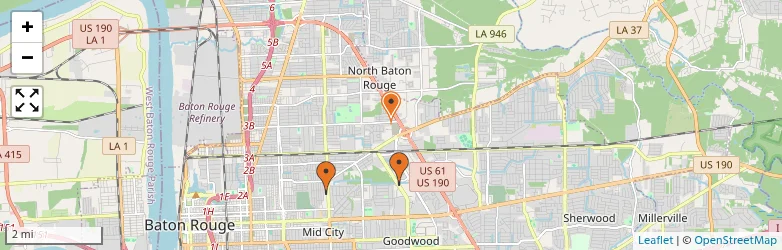 Related schools map