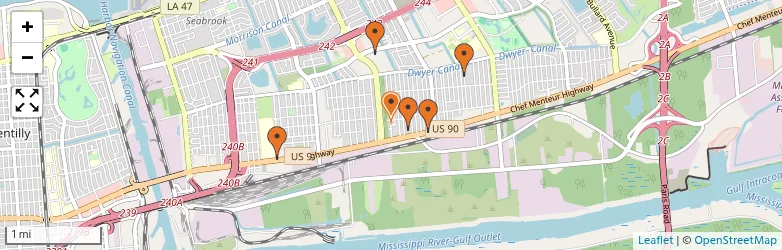 Related schools map