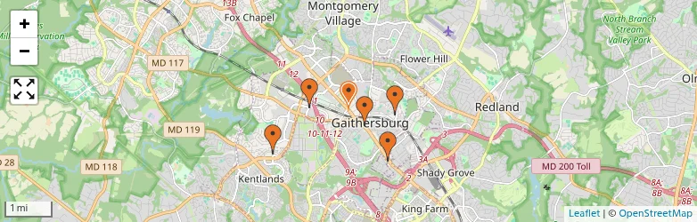 Related schools map