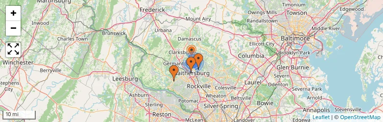 Related schools map