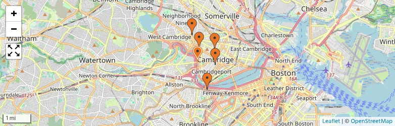 Related schools map