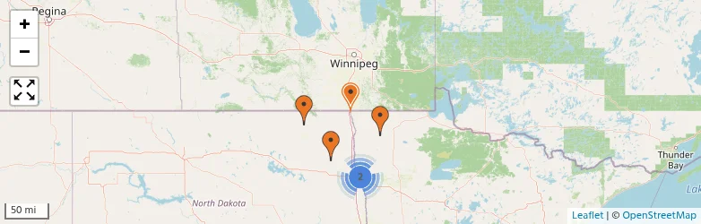 Related schools map