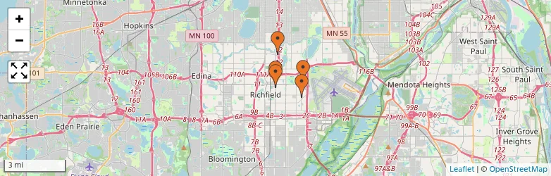 Related schools map