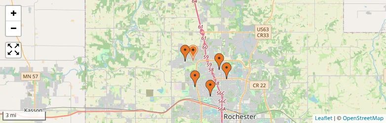 Related schools map