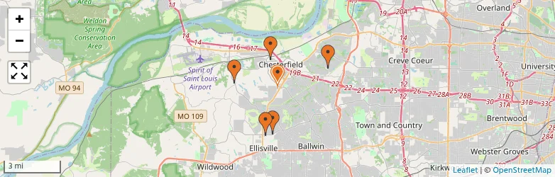 Related schools map