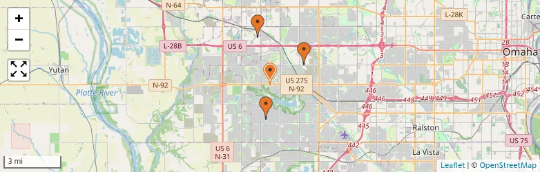 Related schools map