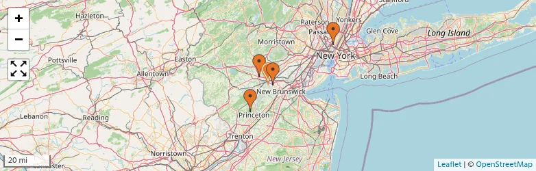 Related schools map