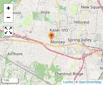 Map of Bobover Yeshiva Of Monsey