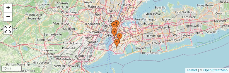 Related schools map