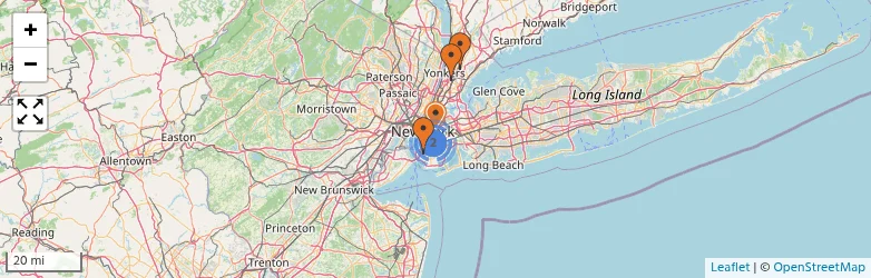 Related schools map