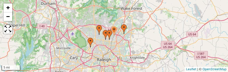 Related schools map