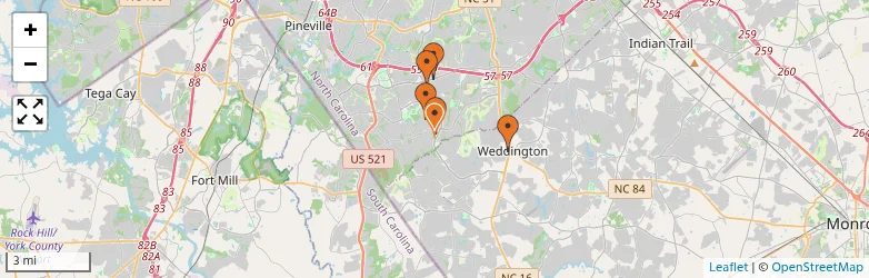 Related schools map