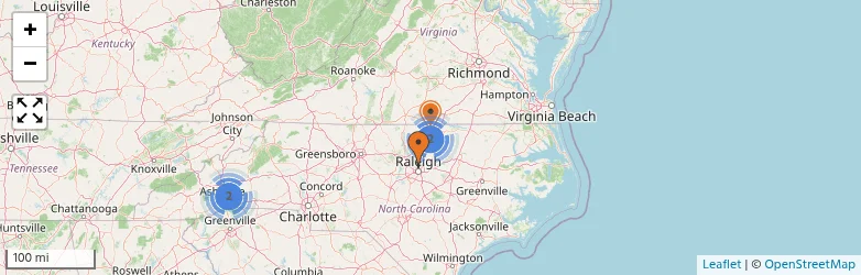 Related schools map