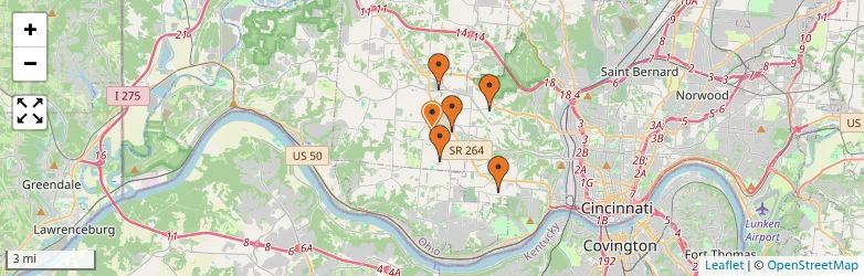 Related schools map