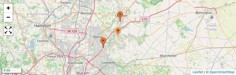 Related schools map