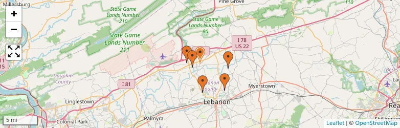 Related schools map