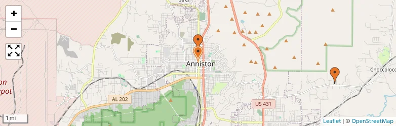 Related schools map