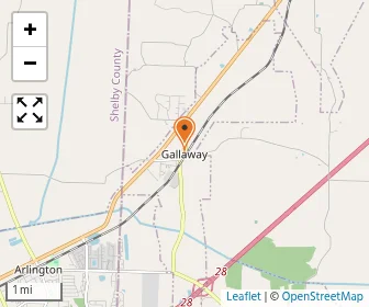 Map of Gallaway Christian Academy