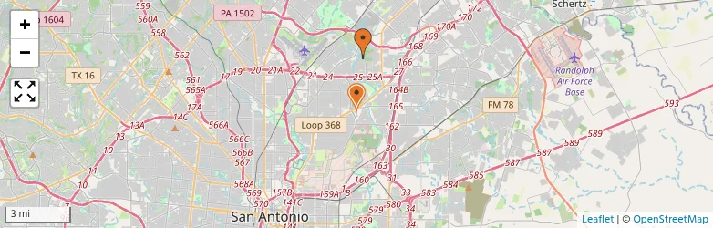 Related schools map