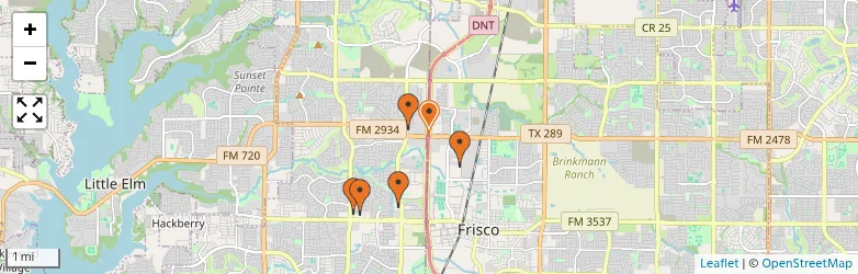 Related schools map