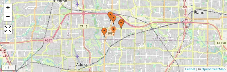 Related schools map