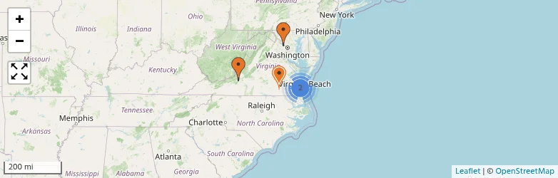 Related schools map