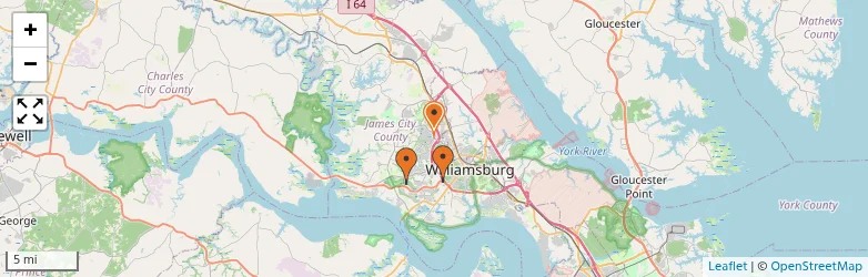 Related schools map