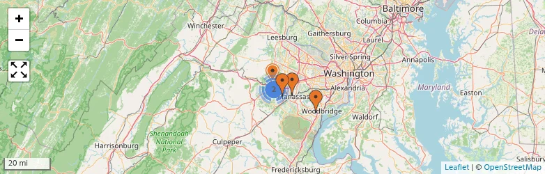 Related schools map