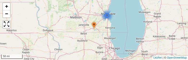 Related schools map
