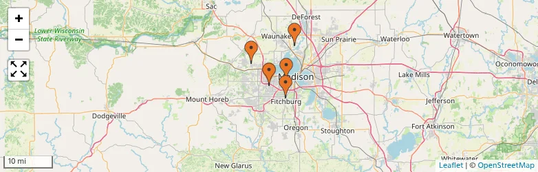 Related schools map