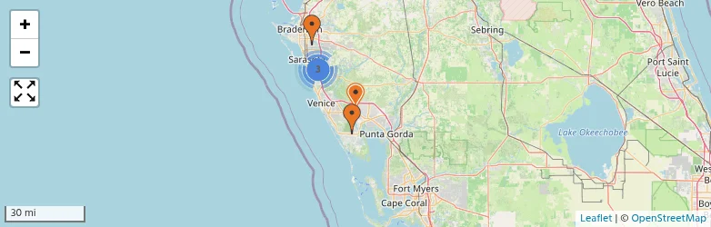 Related schools map