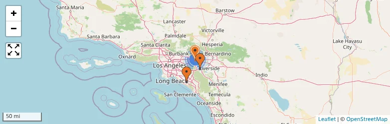 Related schools map