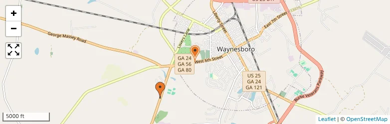 Related schools map
