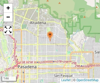 Map of St. Marks School - Altadena