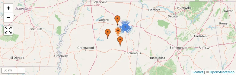 Related schools map