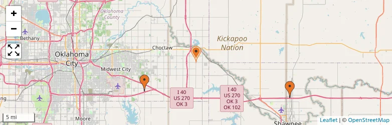 Related schools map