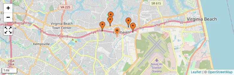 Related schools map