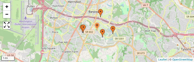 Related schools map