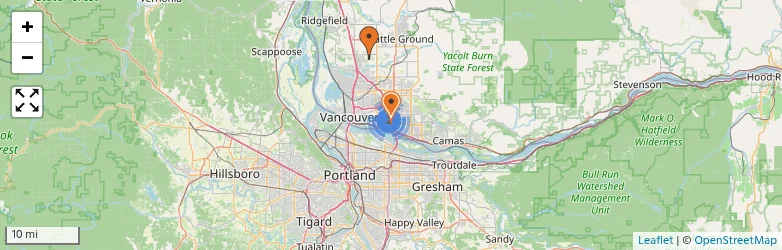 Related schools map