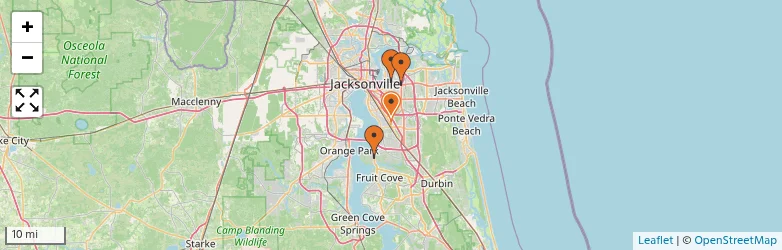 Related schools map