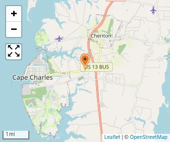 Map of Cape Charles Christian School