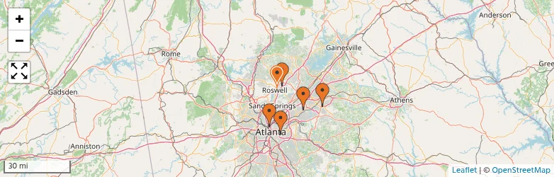 Related schools map