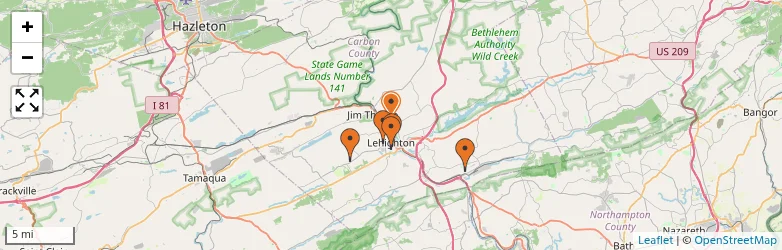 Related schools map